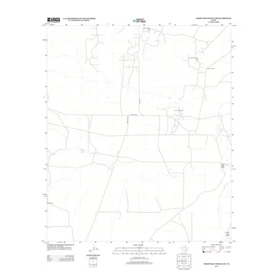 2012 Map of Screw Bean Draw East, 2012 Print