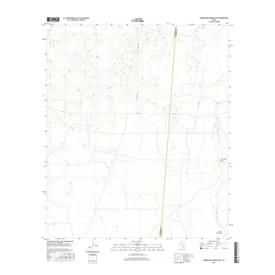 2016 Map of Screw Bean Draw East, 2016 Print