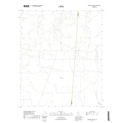 2019 Map of Screw Bean Draw East, 2019 Print