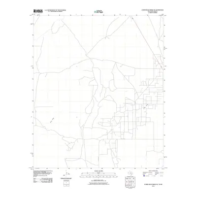 2010 Map of Screw Bean Draw NE, 2010 Print