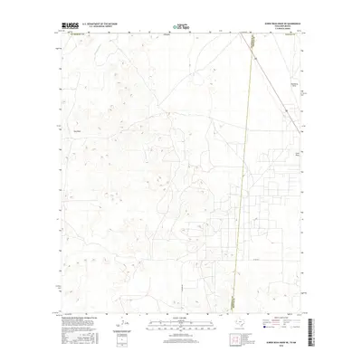 2016 Map of Screw Bean Draw NE, 2016 Print