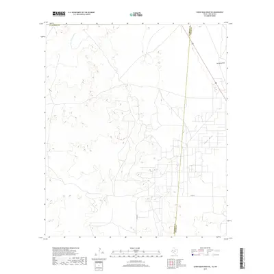 2019 Map of Screw Bean Draw NE, 2019 Print