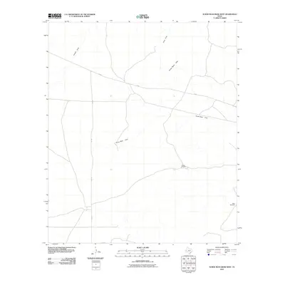 2010 Map of Screw Bean Draw West, 2010 Print