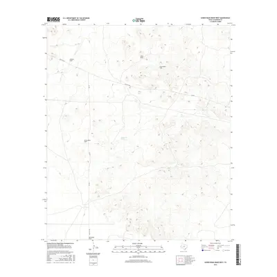 2016 Map of Screw Bean Draw West, 2016 Print