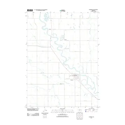 2011 Map of Scribner, 2011 Print