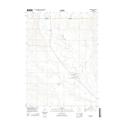 2014 Map of Scribner, 2014 Print