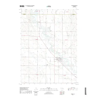 2017 Map of Scribner, 2017 Print
