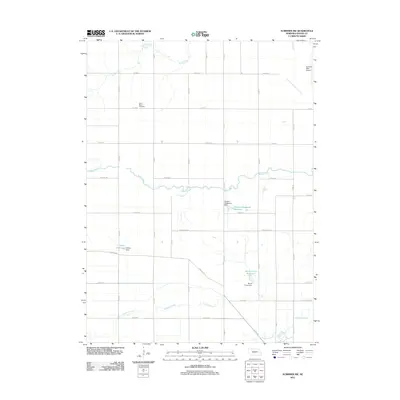 2011 Map of Scribner SW, 2011 Print