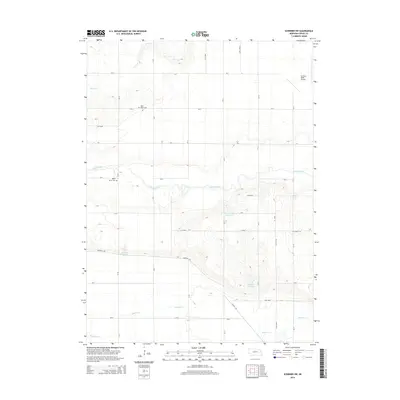 2014 Map of Scribner SW, 2014 Print