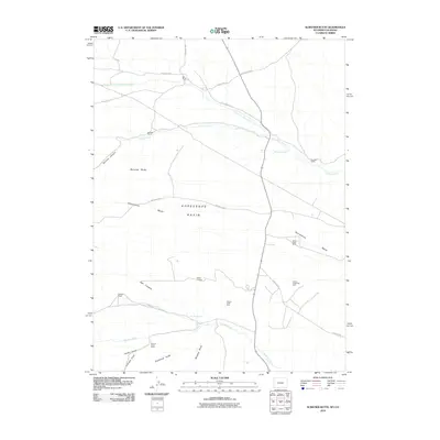 2010 Map of Scrivner Butte, 2010 Print