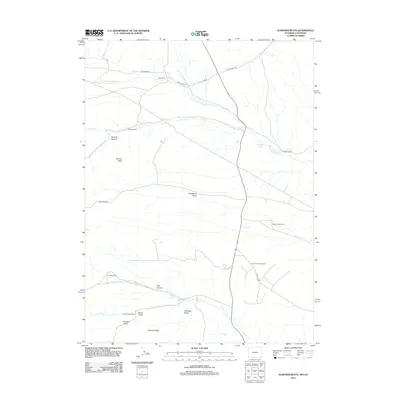 2012 Map of Scrivner Butte, 2012 Print