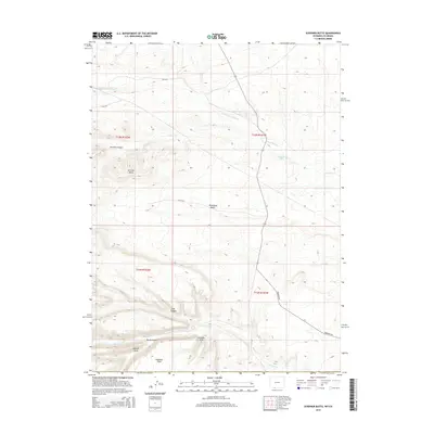 2015 Map of Scrivner Butte, 2015 Print