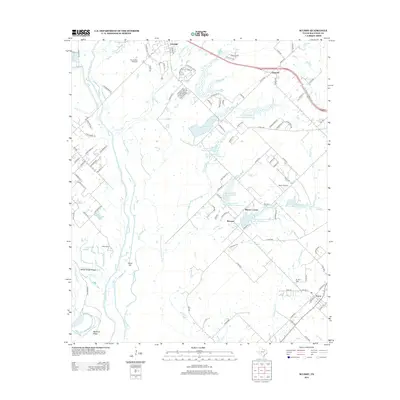 2012 Map of Scurry, 2012 Print