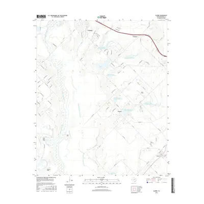 2016 Map of Scurry, 2016 Print