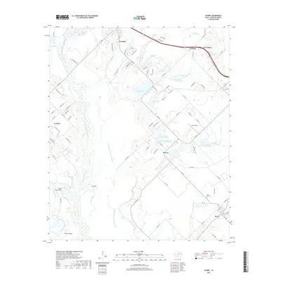 2019 Map of Scurry, 2019 Print