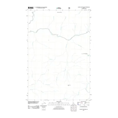 2011 Map of Scurvy Mountain, 2011 Print