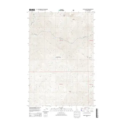 2013 Map of Scurvy Mountain, 2013 Print