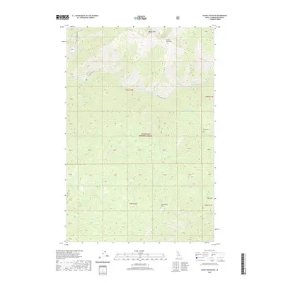 2020 Map of Scurvy Mountain, 2020 Print