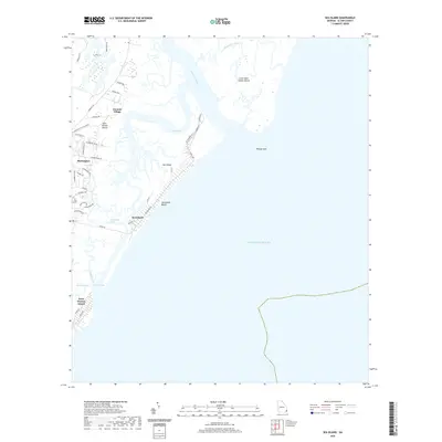 2020 Map of Sea Island, 2020 Print