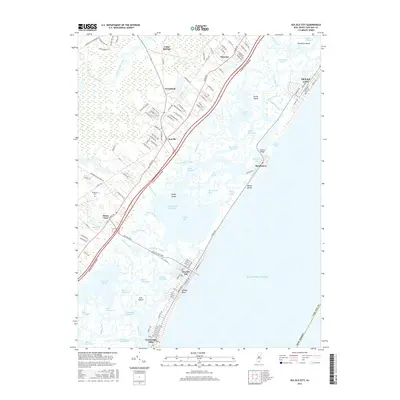 2016 Map of Sea Isle City, 2016 Print