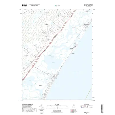 2019 Map of Sea Isle City, 2019 Print