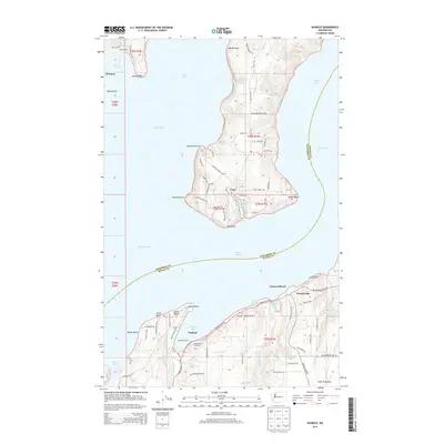 2014 Map of Seabeck, 2014 Print
