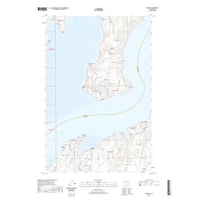 2020 Map of Seabeck, 2020 Print