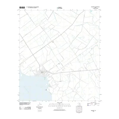 2010 Map of Seadrift, 2010 Print