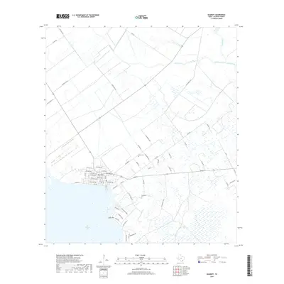 2019 Map of Seadrift, 2019 Print