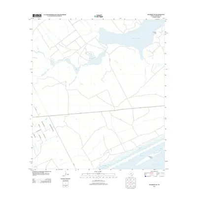 2013 Map of Seadrift NE, 2013 Print