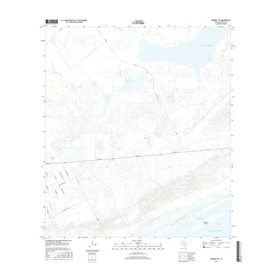 2016 Map of Seadrift NE, 2016 Print