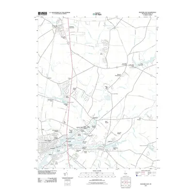 2011 Map of Seaford East, 2011 Print