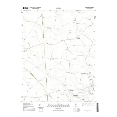 2014 Map of Seaford West, 2014 Print