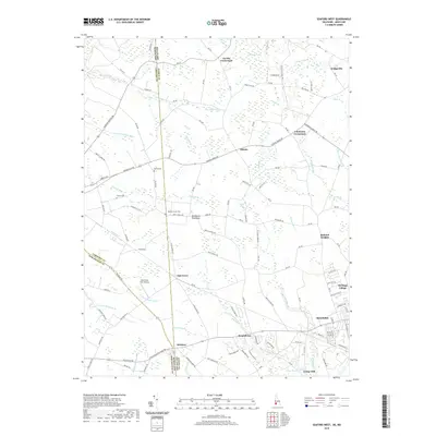 2019 Map of Seaford West, 2019 Print