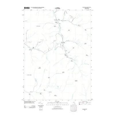2013 Map of Seager, 2013 Print