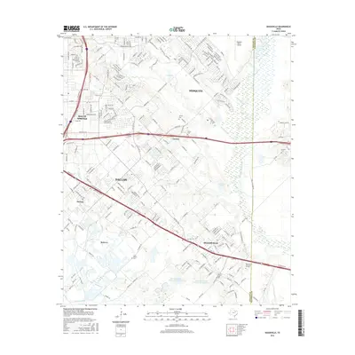 2016 Map of Seagoville, 2016 Print