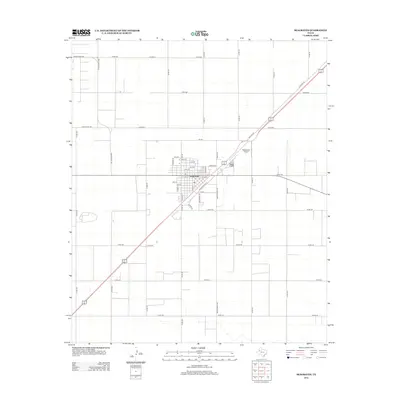 2012 Map of Seagraves, 2012 Print