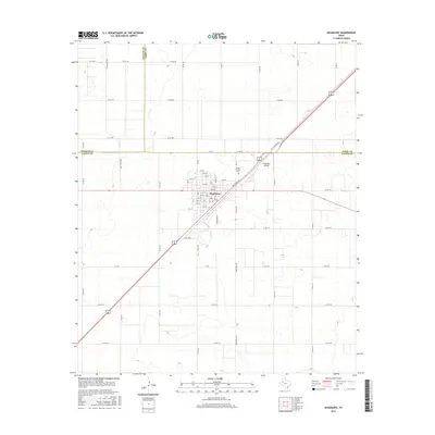 2016 Map of Seagraves, 2016 Print