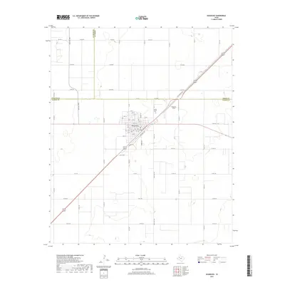 2019 Map of Seagraves, 2019 Print