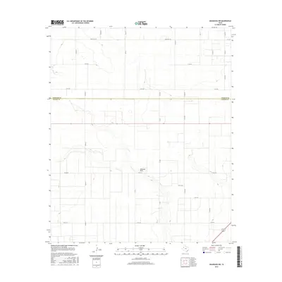 2016 Map of Seagraves NW, 2016 Print
