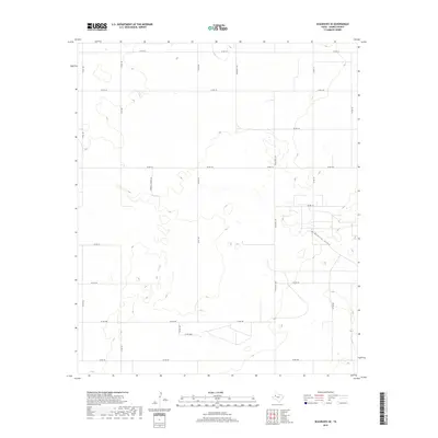 2019 Map of Seagraves SE, 2019 Print