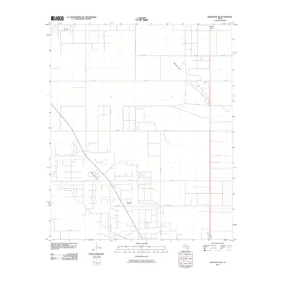 2010 Map of Seagraves SW, 2010 Print