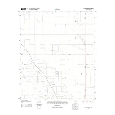 2012 Map of Seagraves SW, 2012 Print
