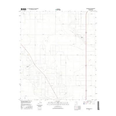 2016 Map of Seagraves SW, 2016 Print