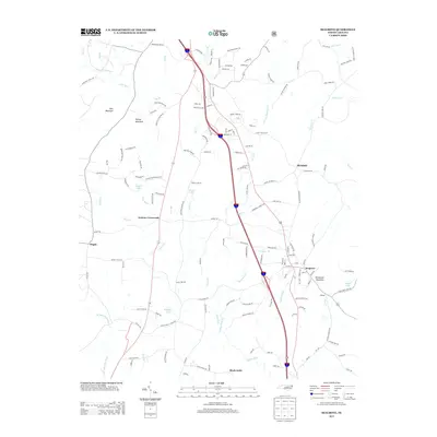 2013 Map of Seagrove, 2013 Print