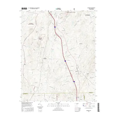 2016 Map of Seagrove, 2016 Print