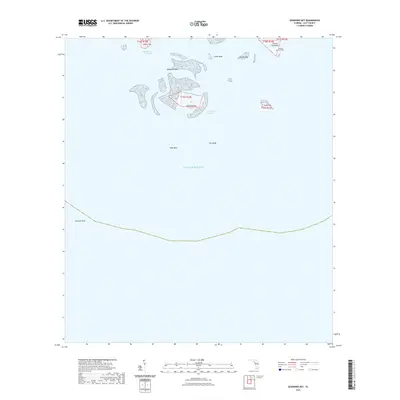 2021 Map of Seahorse Key, 2021 Print