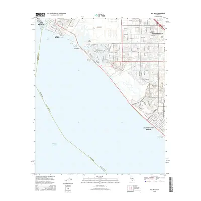 2015 Map of Seal Beach, 2015 Print