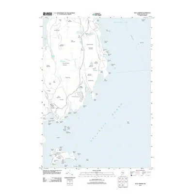 2011 Map of Seal Harbor, 2011 Print
