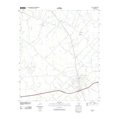 2010 Map of Sealy, 2010 Print